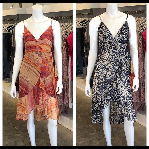 NEW !!!100% SILK WRAP DRESSES, XS/S/M - Picture 1 of 5